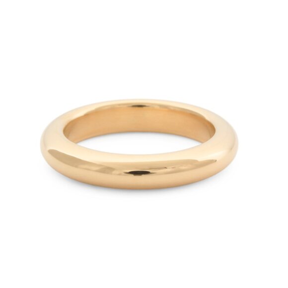 MILOR GOLD Gold Made In Italy 14k Gold Stacking Ring